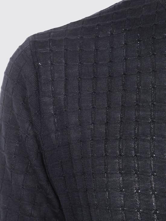 25FW 엠포리오 아르마니 스웨터 EM003504AF14113 UC001 Black - EMPORIO ARMANI