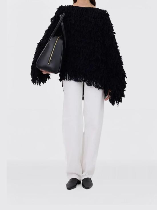 25FW 루루 드 세종 스웨터 GABIN Black - LOULOU DE SAISON