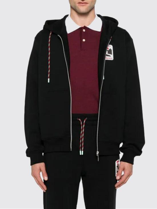 25FW 카사블랑카 긴팔 티셔츠 UMPF25JTP15001 Black