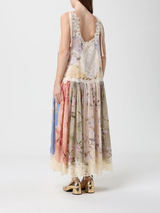 25FW 짐머만 롱 원피스 4596DSS255 SPLI Multicolor - ZIMMERMANN