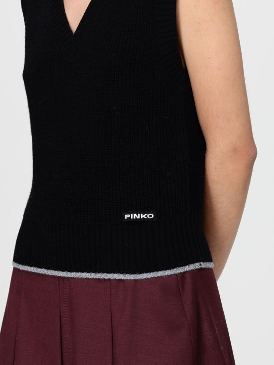 25FW 핑코 베스트 105452A2Q9 Z99 Black - PINKO