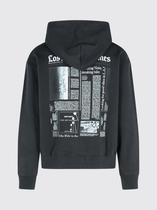 25FW 팜앤젤스 긴팔 티셔츠 PMBE029F25FLE001 1003 Black - PALM ANGELS