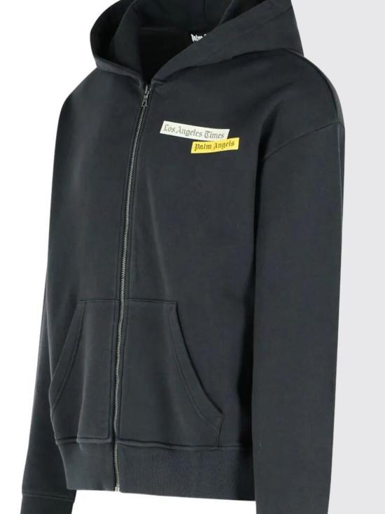 25FW 팜앤젤스 긴팔 티셔츠 PMBE029F25FLE001 1003 Black - PALM ANGELS