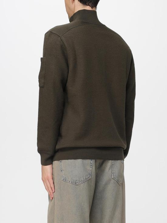 25FW 씨피 컴퍼니 스웨터 19CMKN199A110468A 683 Green - C.P. COMPANY
