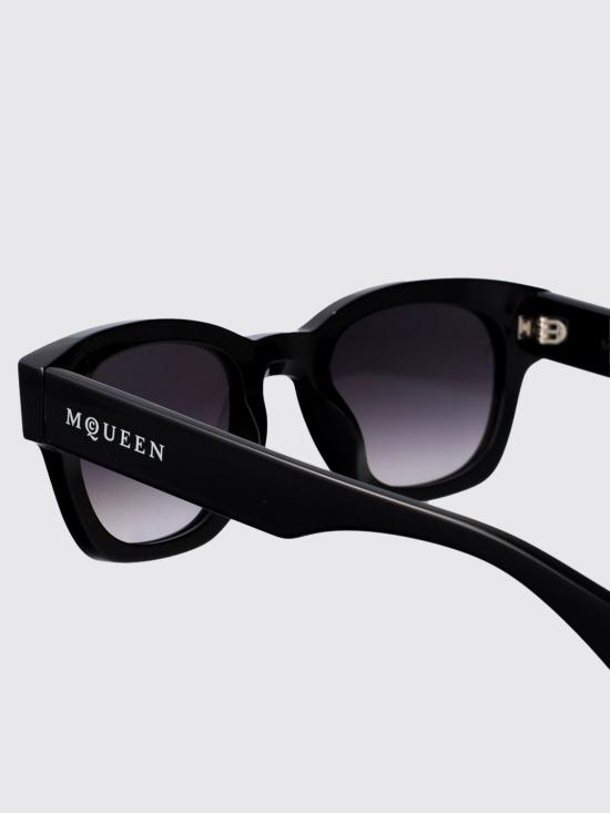 25FW 알렉산더 맥퀸 선글라스 AM0530S 001 Black - ALEXANDER MCQUEEN