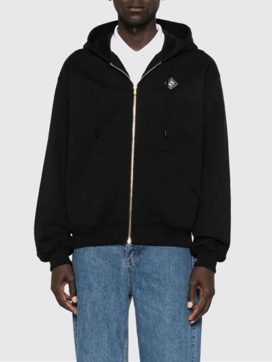 25FW 카사블랑카 긴팔 티셔츠 MAW25JTP40802 Black