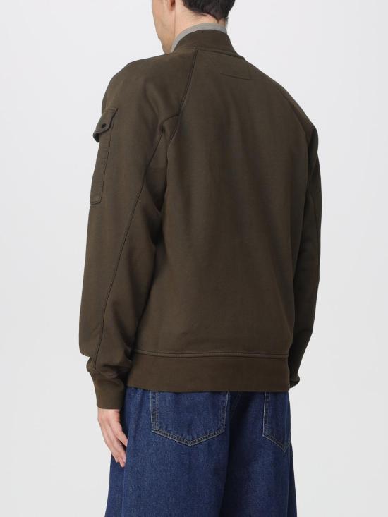 25FW 씨피 컴퍼니 다이애그널 플리스 봄버 풀집 자켓 다이애그널 플리스 봄버 풀집  19CMSS205A006372G 683 Green - C.P. COMPANY