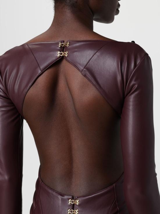 25FW 엘리자베타프랜치 롱 원피스 AB795 EA4 Wine - ELISABETTA FRANCHI