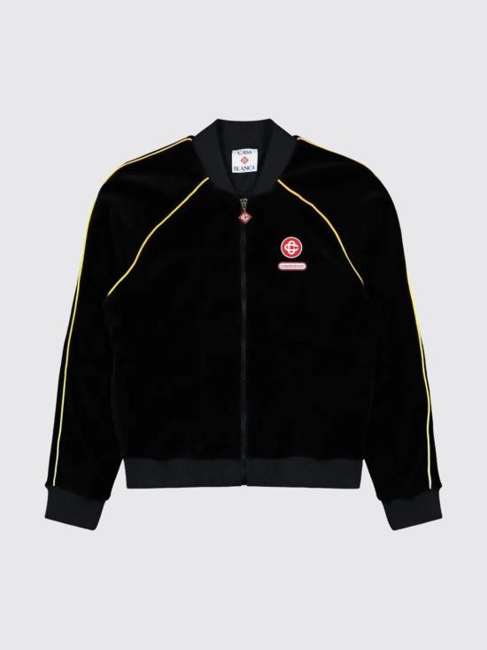 25FW 카사블랑카 봄버 자켓 MAW25JTP42101 Black