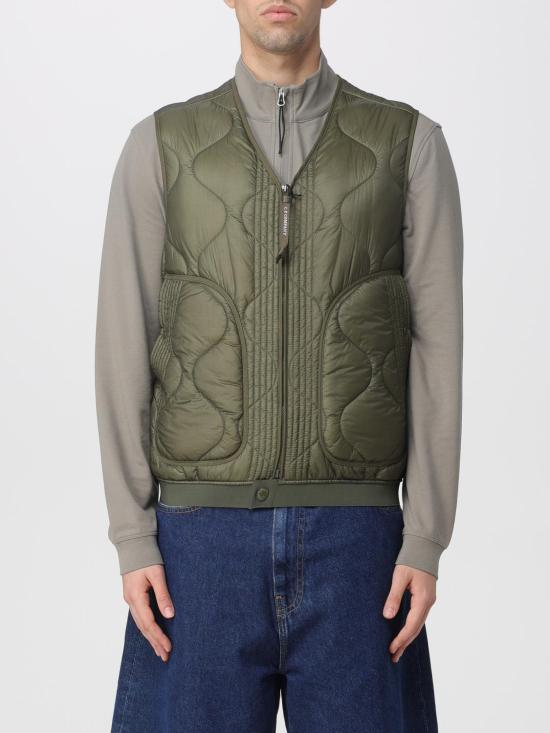 25FW 씨피 컴퍼니 라이너 패딩 질레 엘름우드 19CMVE049A110158A 652 Green