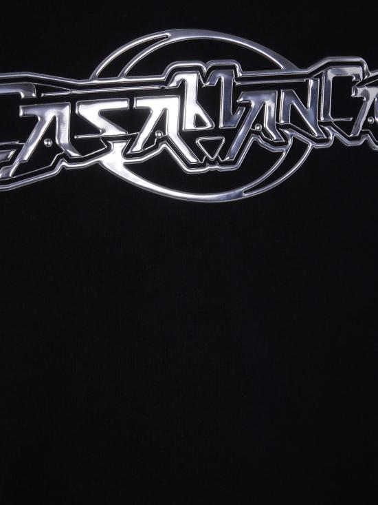 25FW 카사블랑카 반팔 티셔츠 MAW25JTS04403 Black - CASABLANCA