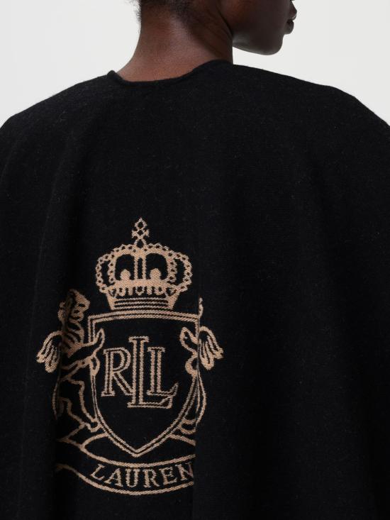 25FW 랄프 로렌 로고 퀼티드 후드 코트 454P04536 001 Black - RALPH LAUREN