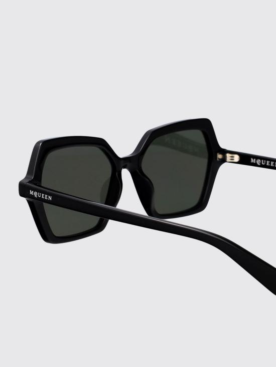 25FW 알렉산더 맥퀸 선글라스 AM0537S 001 Black - ALEXANDER MCQUEEN