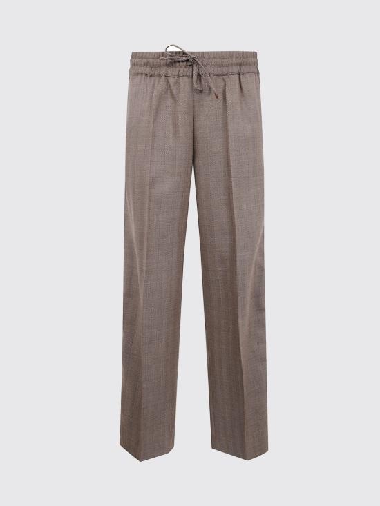 25FW 드롤드무슈 스트레이트 팬츠 IBP191WV009 BN Brown