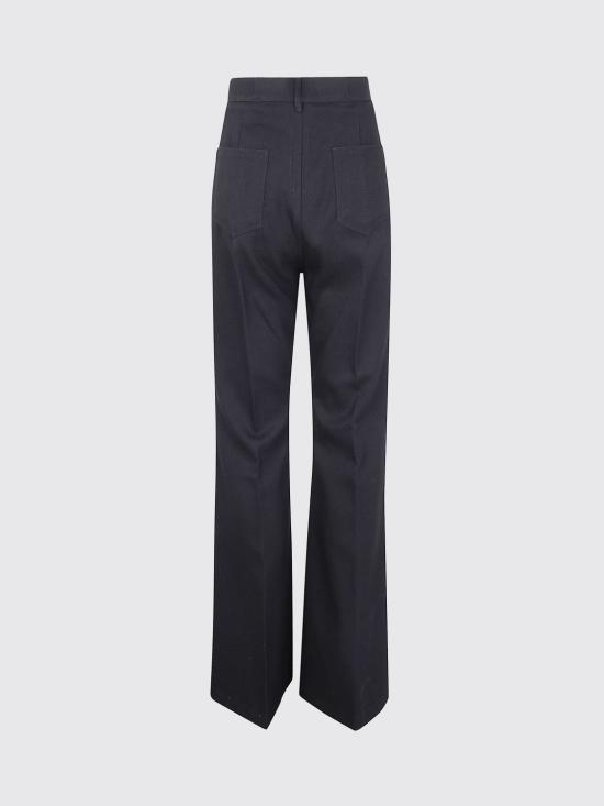 25FW 릭 오웬스 스트레이트 팬츠 RR02E1335WD 09 Black - RICK OWENS