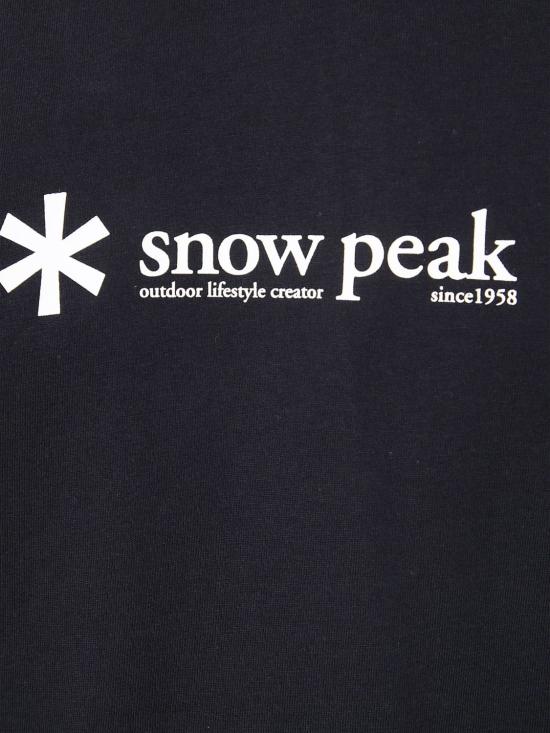 25FW 스노우피크 반팔 티셔츠 TS25SU401 Black - SNOW PEAK