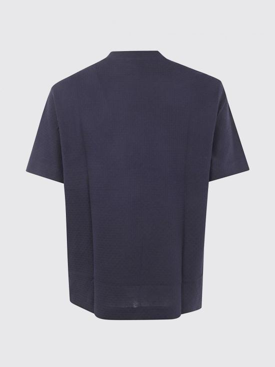 25FW 엠포리오 아르마니 반팔 티셔츠 EM003011AF10762 FB297 Navy - EMPORIO ARMANI