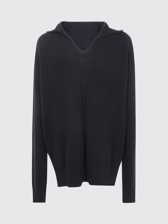 25FW 릭 오웬스 폴로 티셔츠 RU02E1648WSBR 09 Black - RICK OWENS