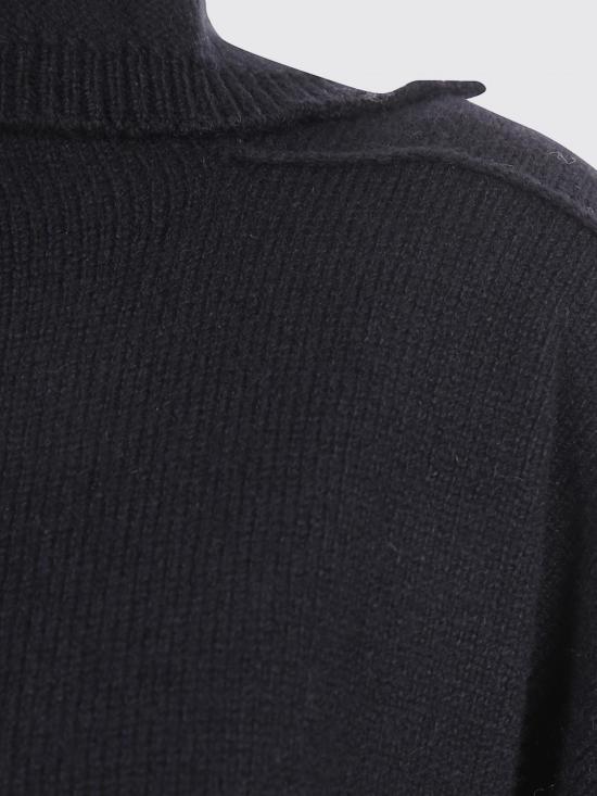 25FW 릭 오웬스 폴로 티셔츠 RU02E1648WSBR 09 Black - RICK OWENS