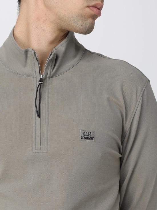 25FW 씨피 컴퍼니 폴로 티셔츠 19CMPL144A005263W 356 Grey - C.P. COMPANY