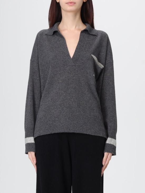 25FW 에르마노 피렌제 폴로 티셔츠 D47EM022EO4 MFA98 Charcoal