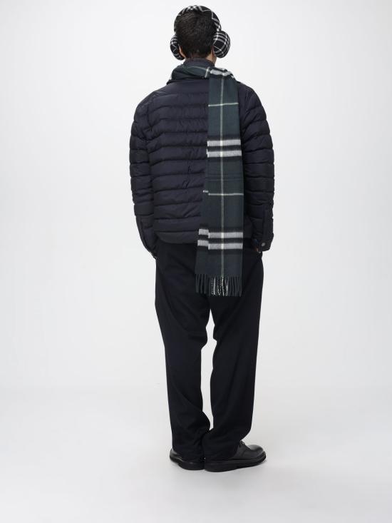 25FW 버버리 체크 캐시미어 스카프 8112629 Green - BURBERRY