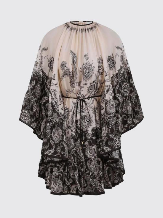 25FW 짐머만 롱 원피스 3420DSS251 CRMBLKFLO Beige