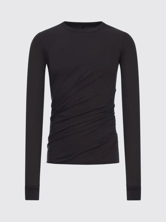 25FW 릭 오웬스 반팔 티셔츠 RU02E1252JA 09 Black