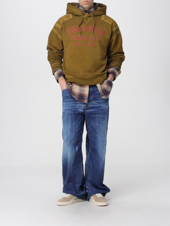 25FW 디스퀘어드2 긴팔 티셔츠 S71GU0741S25030 725 Brown - DSQUARED2