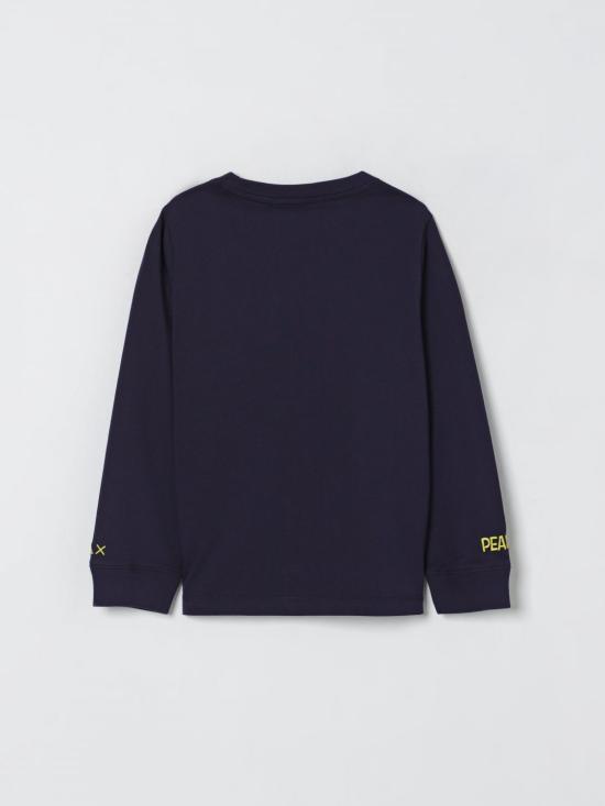 25FW [키즈] 썬 68 티셔츠 T45310 07 Blue - SUN 68