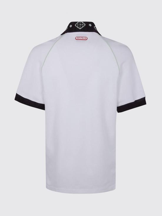 25FW 카사블랑카 폴로 티셔츠 MAW25JTP43501 BRIGHT White - CASABLANCA