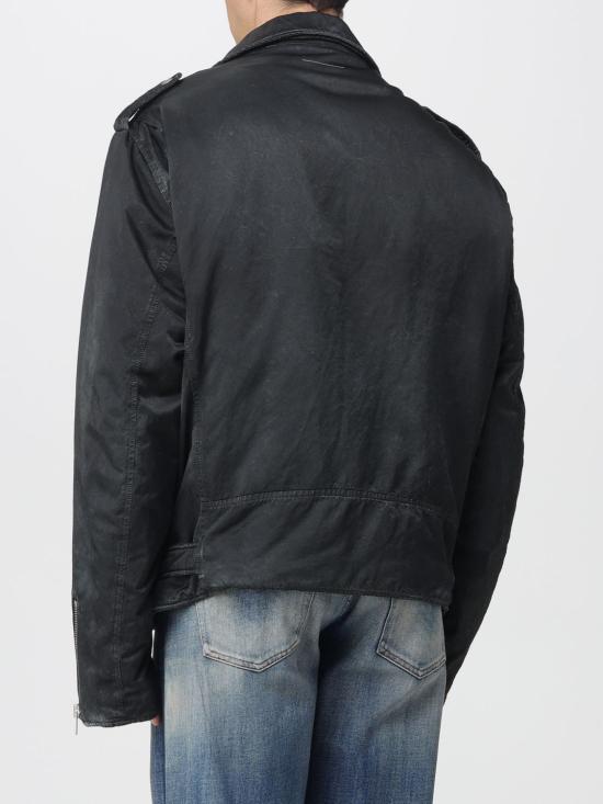 25FW MM6 메종마르지엘라 바이커 자켓 SH0AM0066M35452 899 Black - MM6 MAISON MARGIELA