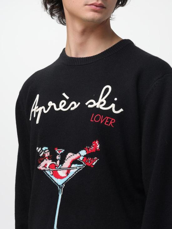 25FW 세인트바쓰 스웨터 HER0001 00070I Black 1 - MC2 SAINT BARTH