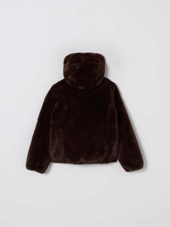 25FW [키즈] 세이브더덕 코트 J33540GFURY21 40038 Brown - SAVE THE DUCK