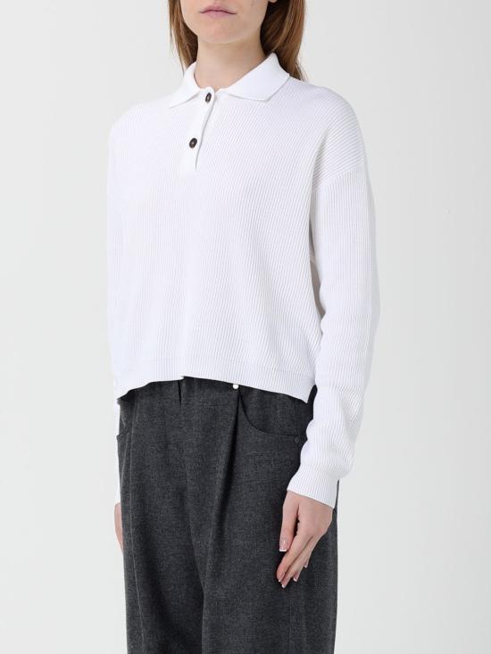 25FW 브루넬로 쿠치넬리 폴로 티셔츠 M19194705 T835 C159 White - BRUNELLO CUCINELLI