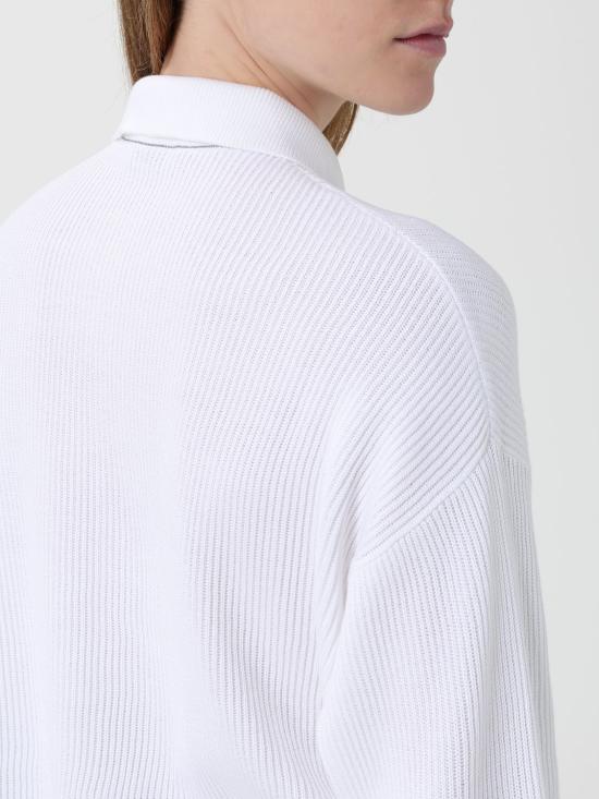 25FW 브루넬로 쿠치넬리 폴로 티셔츠 M19194705 T835 C159 White - BRUNELLO CUCINELLI