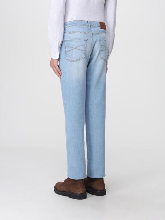 25FW 브루넬로 쿠치넬리 데님 팬츠 Y0Z37D3210 T0Z37 C1469 Stone Washed - BRUNELLO CUCINELLI