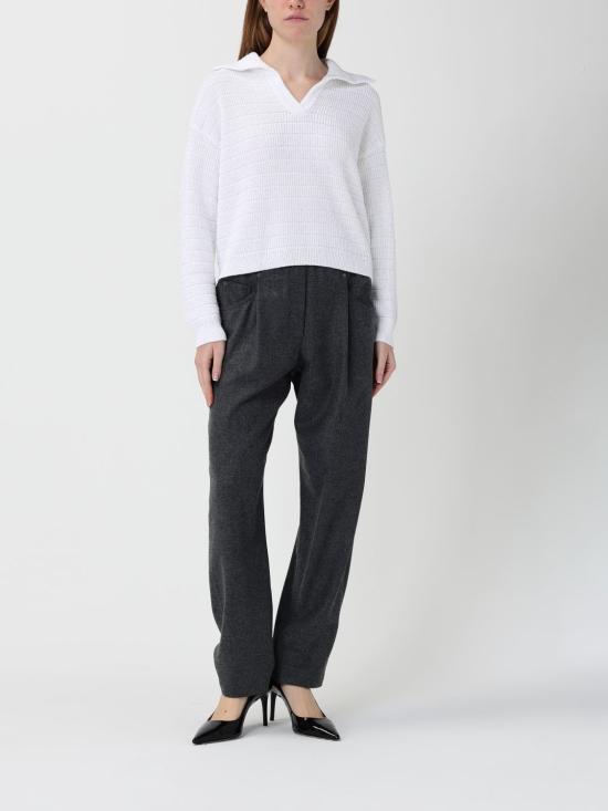 25FW 브루넬로 쿠치넬리 폴로 티셔츠 MDV754005 T804 CJ159 White - BRUNELLO CUCINELLI