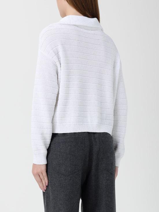 25FW 브루넬로 쿠치넬리 폴로 티셔츠 MDV754005 T804 CJ159 White - BRUNELLO CUCINELLI