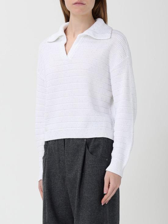 25FW 브루넬로 쿠치넬리 폴로 티셔츠 MDV754005 T804 CJ159 White - BRUNELLO CUCINELLI