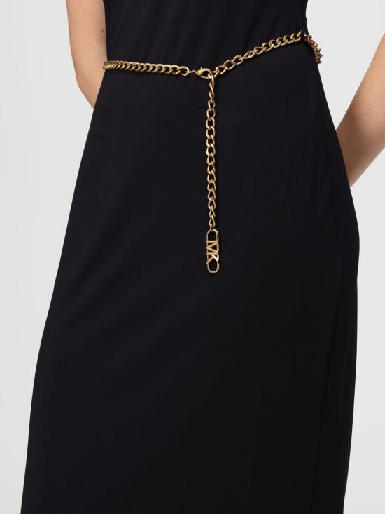 25FW 마이클 코어스 롱 원피스 MT5831SH6J 001 Black - MICHAEL KORS