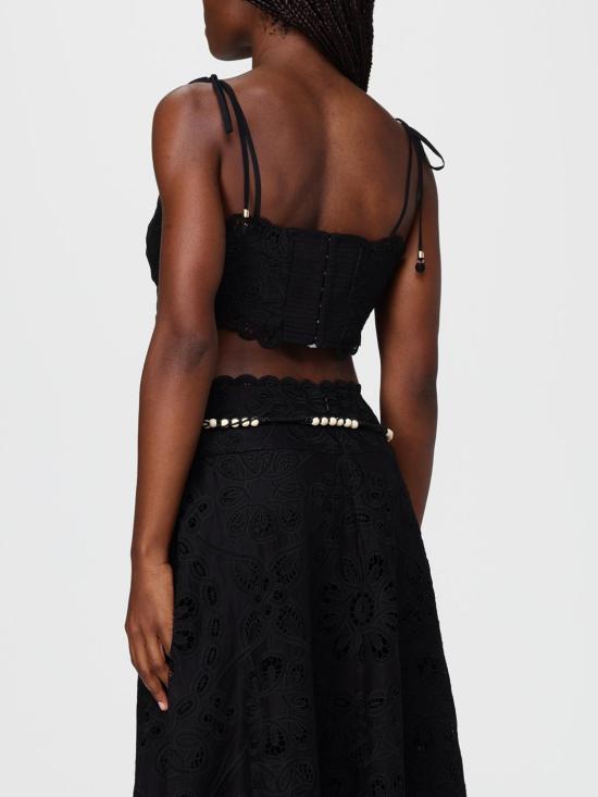 25FW 짐머만 탑 4245TSS251 BLK Black - ZIMMERMANN