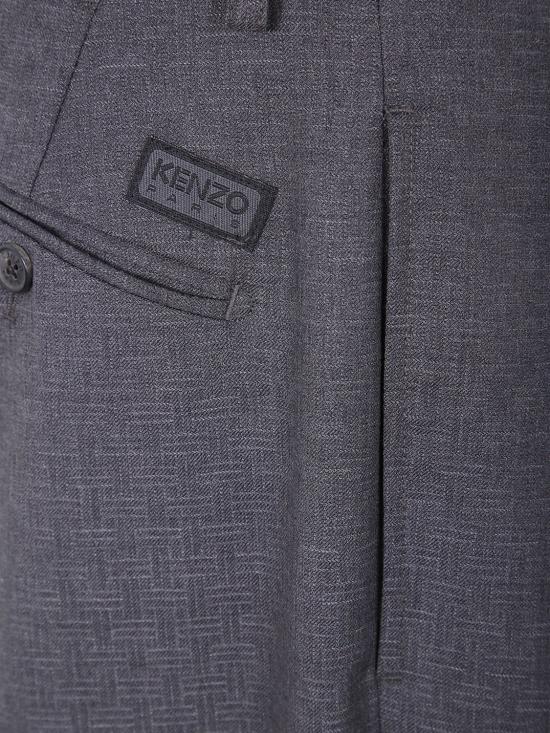25FW 겐조 스트레이트 팬츠 FF65PA3689ID 92 Grey - KENZO