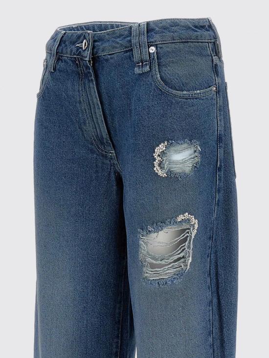 25FW 시몬로샤 데님 팬츠 4164B1231D Blue - SIMONE ROCHA