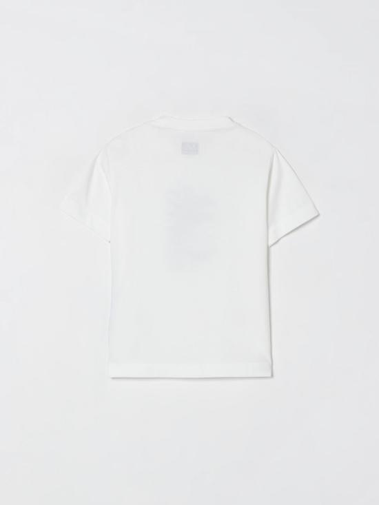 25FW [키즈] 씨피 컴퍼니 티셔츠 CSM00LLAA17 10135 White - C.P. COMPANY