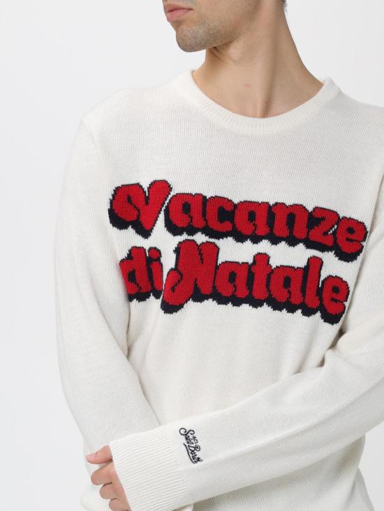 25FW 세인트바쓰 스웨터 HER0001 02226I White - MC2 SAINT BARTH