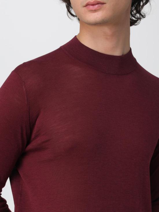 25FW 브루넬로 쿠치넬리 크루넥 니트 스웨터 MNB805414 T705 C3985 Amaranth - BRUNELLO CUCINELLI