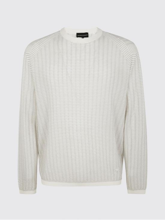 25FW 엠포리오 아르마니 스웨터 EM000895AF14229 F0023 White