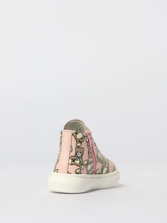 25FW [키즈] 모스키노 스니커즈 81927 5 Silver - MOSCHINO