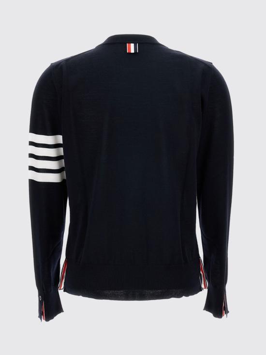 25FW 톰브라운 4바 릴렉스드 스웨터 FKA280AY1014 415 Blue - THOM BROWNE